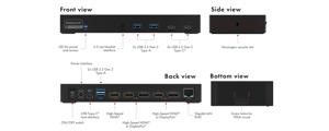 ICY BOX IB-DK2246AC 11 in 1 Hybrid DockingStation with triple video output