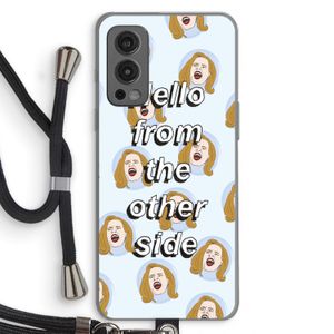 Hello: OnePlus Nord 2 5G Transparant Hoesje met koord