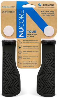 Sturmeyarcher Herrmans handvatset nucore tour wave 130/130mm zwart