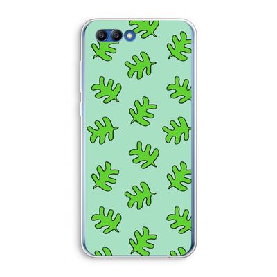 Groene blaadjes: Honor 10 Transparant Hoesje