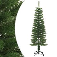 VidaXL Kunstkerstboom met standaard smal 120 cm PE - thumbnail