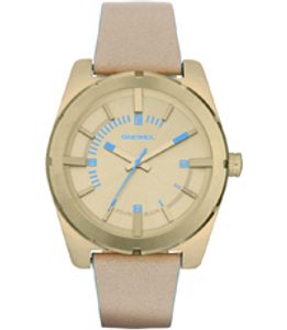 Horlogeband Diesel DZ5357 Leder Beige 22mm