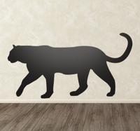 Sticker silhouette panter
