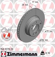 Remschijf Coat Z 150127920