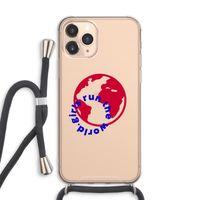 Run The World: iPhone 11 Pro Max Transparant Hoesje met koord