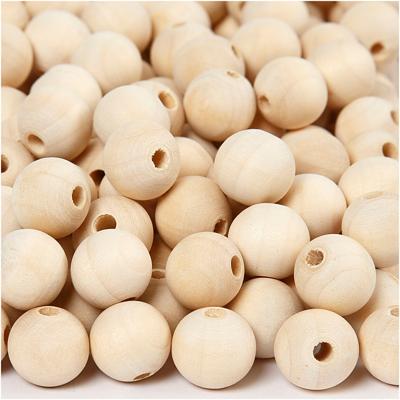 Creativ Company Houten kraal, d 15 mm, gatgrootte 3 mm, 500 stuk/ 1 doos