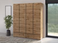 Kast CROSSAIR 4 deuren 2 lades wotan eik