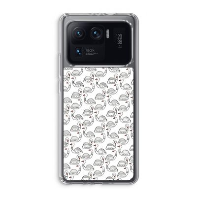 Zwanen: Xiaomi Mi 11 Ultra Transparant Hoesje