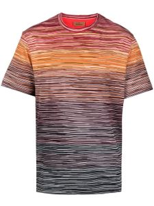 Missoni t-shirt en coton à effet dégradé - Rouge