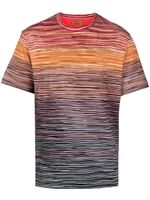 Missoni t-shirt en coton à effet dégradé - Rouge