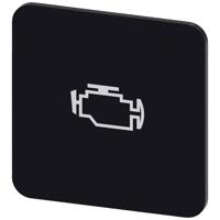 Siemens 3SU1900-0AF16-0RY0 3SU19000AF160RY0 Vierkant (b x h) 22 mm x 22 mm Motorsymbool Zwart, Wit 10 stuk(s)