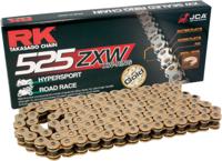 RK Chains 525 zxw 104 n gold/gold open