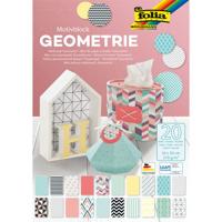 Papierblok folia geometrie 24x34cm 270gr 20vel ass | 5 stuks