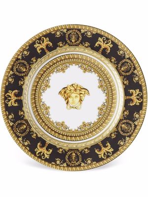 Versace assiette Baroque Nero (18 cm) - Blanc