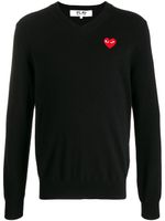 Comme Des Garçons Play pull à logo - Noir