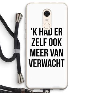 Meer verwacht: Xiaomi Redmi 5 Transparant Hoesje met koord