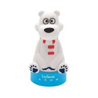 LEXIBOOK - Contatore di storie 3D dell'orso - con luce notturna, musica e variazione di colore 17 cm (francese)