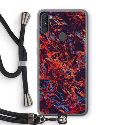 Lucifer: Samsung Galaxy A11 Transparant Hoesje met koord