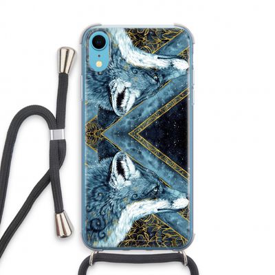 Golden Fox: iPhone XR Transparant Hoesje met koord