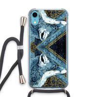 Golden Fox: iPhone XR Transparant Hoesje met koord