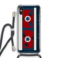 Here's your tape: iPhone XS Transparant Hoesje met koord