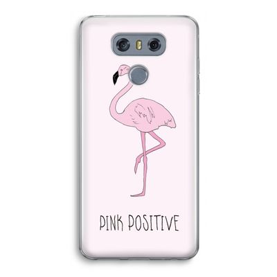 Pink positive: LG G6 Transparant Hoesje