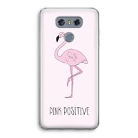Pink positive: LG G6 Transparant Hoesje