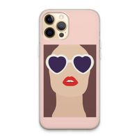 Red lips: iPhone 13 Pro Max Transparant Hoesje