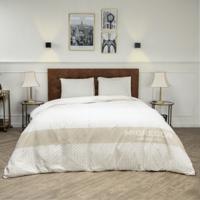 Dekbedovertrek McGregor - Katoen - Roosevelt - Off White - Lits-Jumeaux (240x220 Cm) - Off-white & Wit Katoen - Strepen & Hotel Luxe - McGregor - Dekbed-Discounter.nl