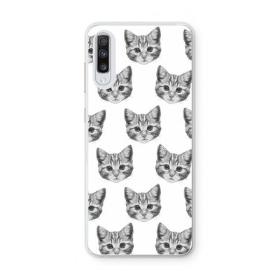 Kitten: Samsung Galaxy A70 Transparant Hoesje