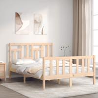 Bedframe zonder matras massief grenenhout 140x200 cm