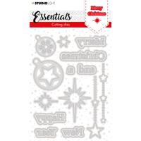 Studio Light • essentials snijmal christmas merry christmas 2 10.5x14.8cm nr.119