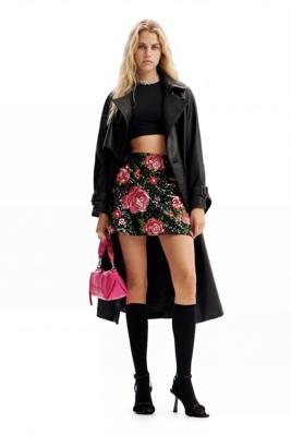 Roze minirok pailletten M. Christian Lacroix - MATERIAL FINISHES - L Roze minirok pailletten M. Christian Lacroix - MATERIAL FINISHES - L