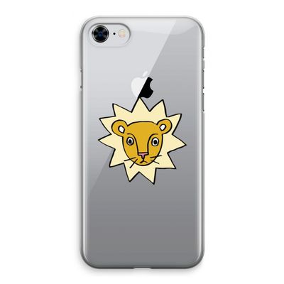 Kleine leeuw: iPhone 8 Transparant Hoesje