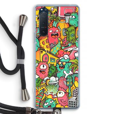 Vexx City: Sony Xperia 5 II Transparant Hoesje met koord