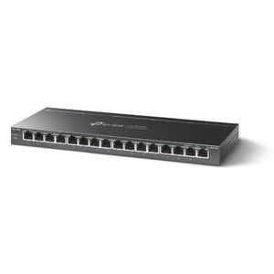 TP-Link TL-SG116P netwerk-switch Unmanaged Gigabit Ethernet (10/100/1000) Zwart