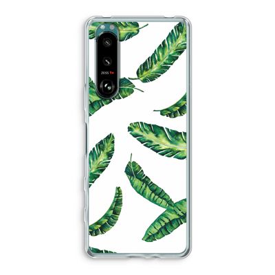 Lange bladeren: Sony Xperia 5 III Transparant Hoesje
