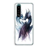 Yin Yang Dragons: Sony Xperia 5 III Transparant Hoesje