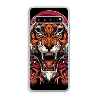 Tiger and Rattlesnakes: Samsung Galaxy S10 5G Transparant Hoesje