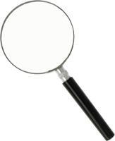 Westcott leesloep, diameter: 75 mm, vergroot tot 3 keer, zwart