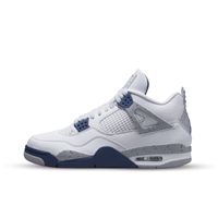 Air Jordan 4 Retro White Midnight Navy - thumbnail