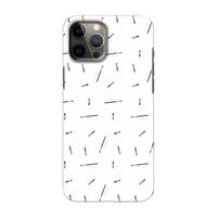 Hipster stripes: Volledig geprint iPhone 12 Pro Max Hoesje