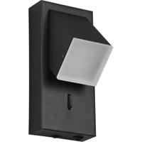 LED Tuinverlichting - Wandlamp Buitenlamp - Trion Ramnat - Warm Wit - 3000K - 3.8 Watt - 400 lumen - Mat Zwart - Metaal