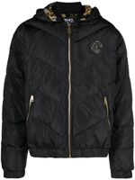 Versace Jeans Couture doudoune à patch logo - Noir - thumbnail