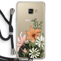 Floral bouquet: Samsung Galaxy A3 (2016) Transparant Hoesje met koord