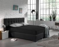 Dreamhouse Enkel Jersey 135 gr. Hoeslaken Zwart 190/200 x 200/220