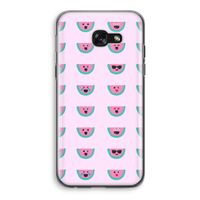 Smiley watermeloenprint: Samsung Galaxy A5 (2017) Transparant Hoesje