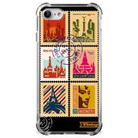 iPhone SE 2022/2020 | iPhone 8/7 Telefoonhoesje met valbescherming Postzegels