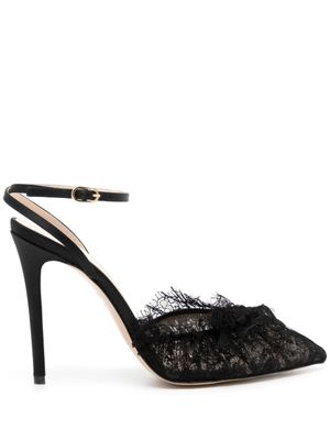 Andrea Wazen escarpins Bbla en dentelle 105 mm - Noir