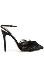 Andrea Wazen escarpins Bbla en dentelle 105 mm - Noir